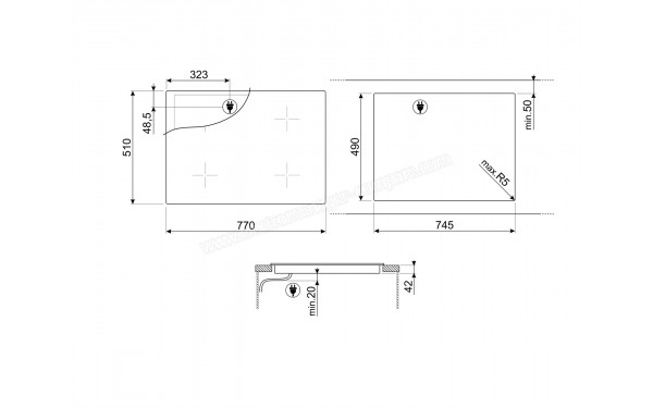 SMEG SE384EMTD - Sch&eacute;ma technique