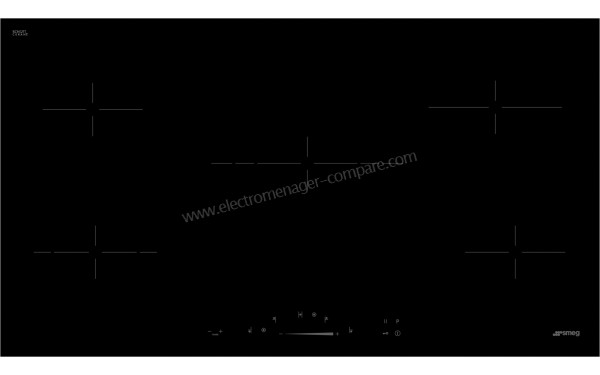 SMEG SE484EMTD - Vue du dessus