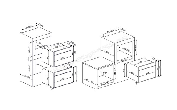 SMEG SF4104MCN - Sch&eacute;ma technique