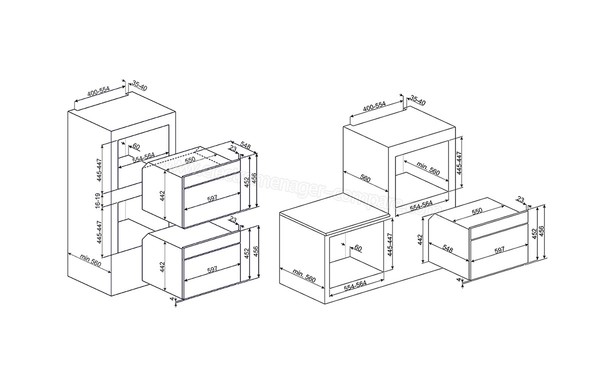 SMEG SF4104MCS - Sch&eacute;ma technique