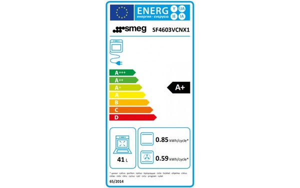 SMEG SF4603VCNX1 - &Eacute;tiquette &eacute;nergie