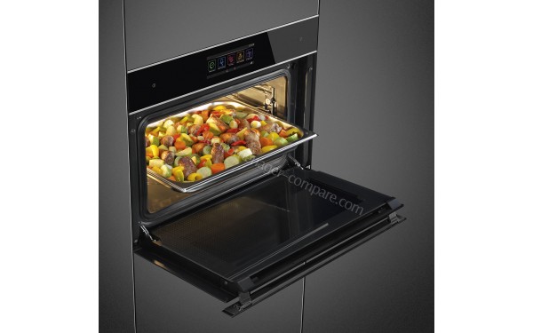 SMEG SF4606WVCPNX - Porte ouverte