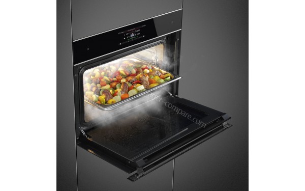 SMEG SF4606WVCPNX - Porte ouverte