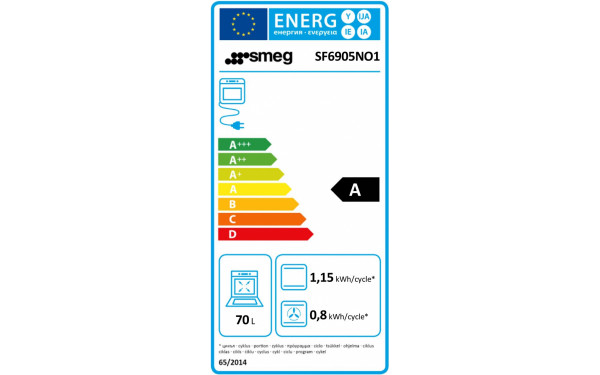 SMEG SF6905NO1 - &Eacute;tiquette &eacute;nergie