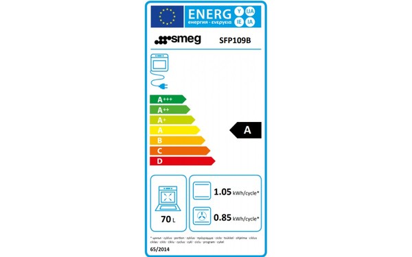 SMEG SFP109B - &Eacute;tiquette &eacute;nergie