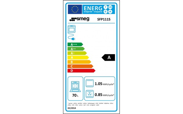 SMEG SFP111S - &Eacute;tiquette &eacute;nergie