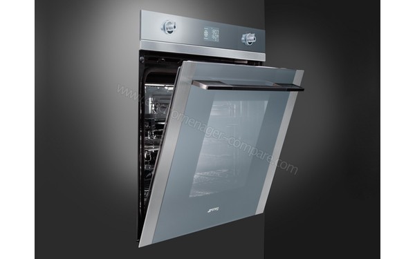 SMEG SFP125-1 - Vue 3/4 gauche encastr&eacute;