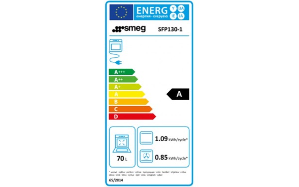 SMEG SFP130-1 - &Eacute;tiquette &eacute;nergie