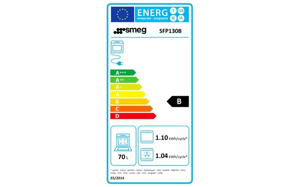 SMEG SFP130B - &Eacute;tiquette &eacute;nergie