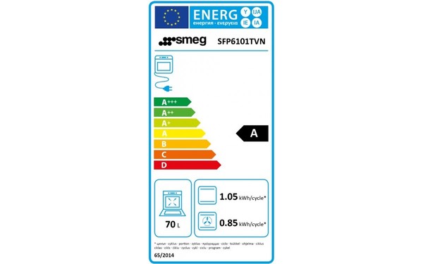 SMEG SFP6101TVN - &Eacute;tiquette &eacute;nergie