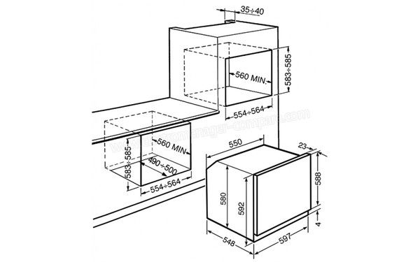 SMEG SFP6104TVS - Sch&eacute;ma technique