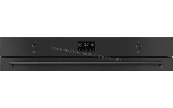 SMEG SFP9302TN - Vue de la poign&eacute;e et du bandeau de commandes