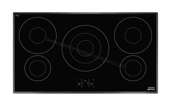 SMEG SI3950B - Vue du dessus