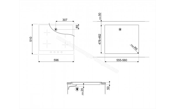 SMEG SI964BM - Sch&eacute;ma technique
