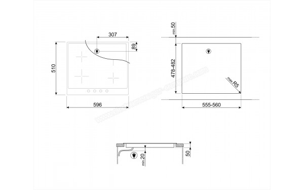SMEG SI964NM - Sch&eacute;ma technique