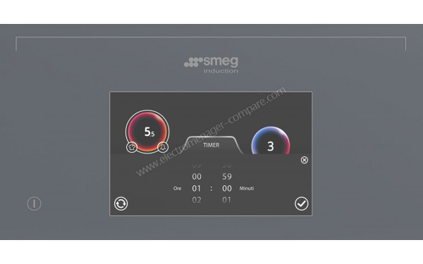 SMEG SIA1963DS - Vue des programmes