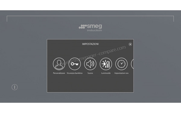 SMEG SIA1963DS - Panneau de commandes