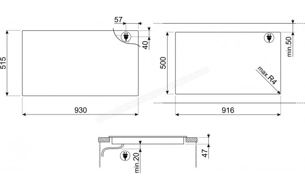 SMEG SIA1963D - Sch&eacute;ma technique
