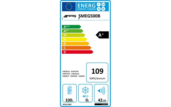 SMEG SMEG500B - &Eacute;tiquette &eacute;nergie