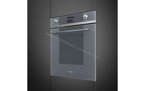 SMEG SO6102M2S - Appareil encastr&eacute; vue 3/4 droite