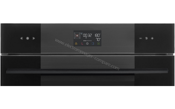 SMEG SO6102S3PB3 - Vue de la poign&eacute;e et du bandeau de commandes