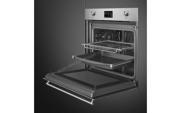 SMEG SO6302M2X - Vue de l'int&eacute;rieur 3/4 droite