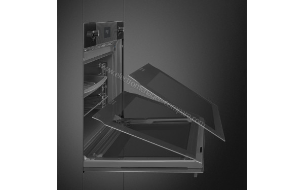 SMEG SOP6101S2B3 - D&eacute;montage de la porte