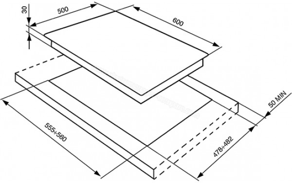 SMEG SR764AO - Sch&eacute;ma technique