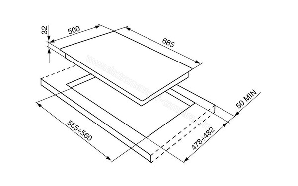 SMEG SR975XGH - Niche d'encastrement