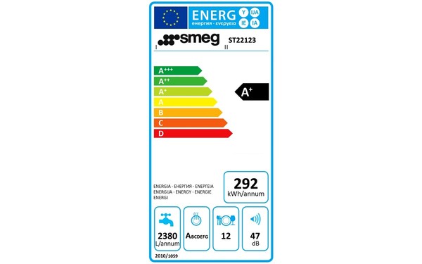 SMEG ST22123 - &Eacute;tiquette &eacute;nergie