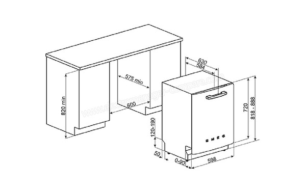 SMEG ST2FABR2 - Sch&eacute;ma technique