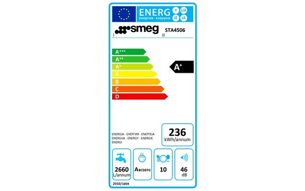 SMEG STA4506 - &Eacute;tiquette &eacute;nergie