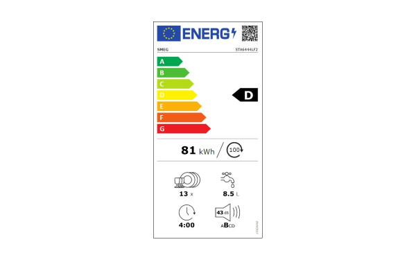 SMEG STA6444LF2 - &Eacute;tiquette &eacute;nergie v2