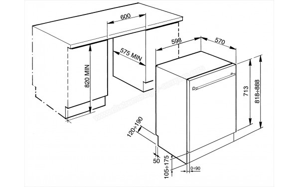 SMEG STB13OL - Sch&eacute;ma technique