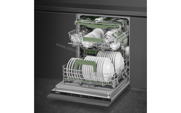 SMEG STL5322A4LFR - Vue des paniers