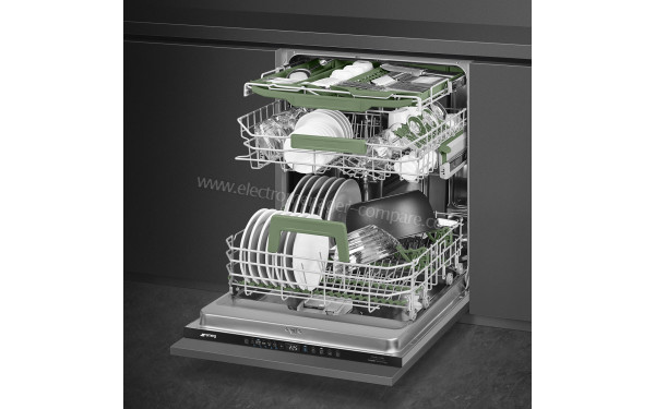 SMEG STL5332CLFR - Vue des paniers