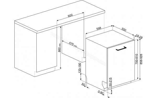 SMEG STL66322LIN - Sch&eacute;ma technique