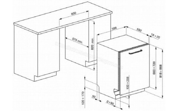 SMEG STU43 - Dimensions