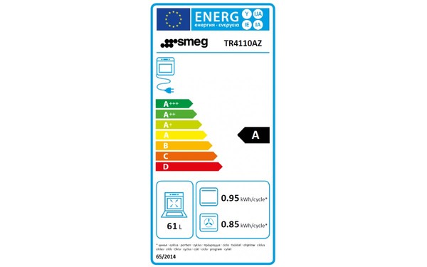 SMEG TR4110AZ - Etiquette &eacute;nerg&eacute;tique four 2