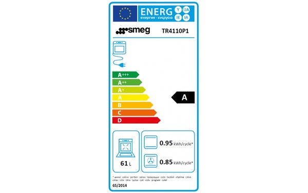 SMEG TR4110P1 - Etiquette &eacute;nerg&eacute;tique four 3