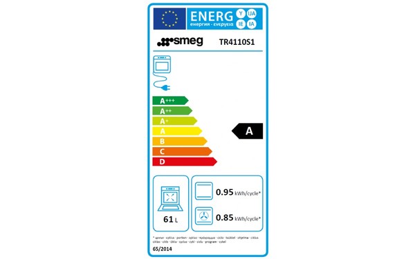 SMEG TR4110S1 - Etiquette &eacute;nerg&eacute;tique four 3
