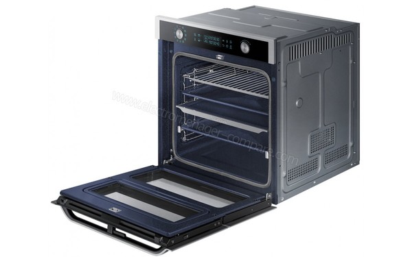 SAMSUNG NV75N7677RS - Vue 3/4 droite porte ouverte