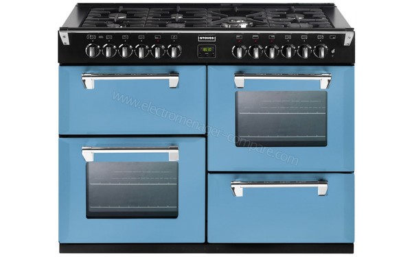 STOVES RICHMOND 1100 DF Bleu Azur - Vue de face