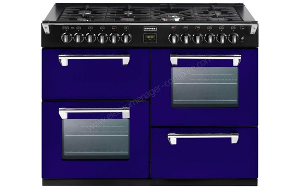 STOVES RICHMOND 1100 DF Bleu Outre-Mer - Vue de face