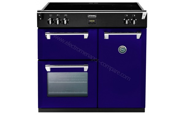 STOVES RICHMOND 900 EI Bleu Outre-mer - Vue de face