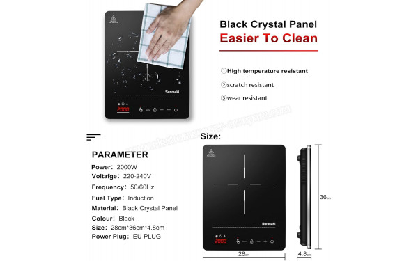 SUNMAKI FS-IC316 - Dimensions