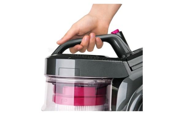 TAURUS Comet Eco Turbo gris et fuschia - Poign&eacute;e de transport