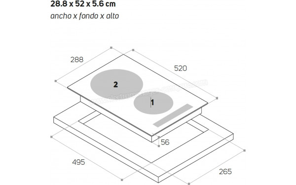 TAURUS I302T - Dimensions