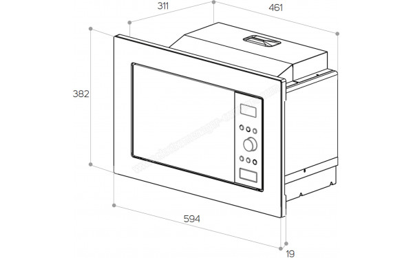 TAURUS MO20IXD - Dimensions
