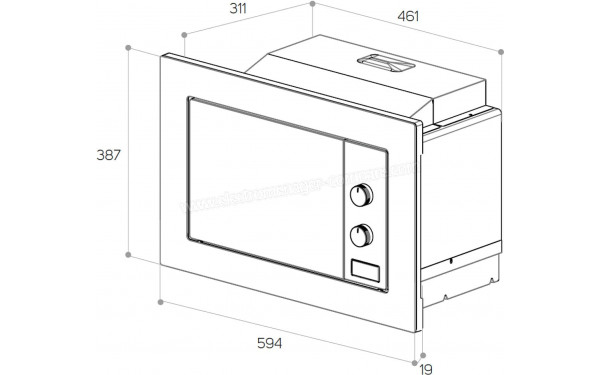TAURUS MO20IXM - Dimensions